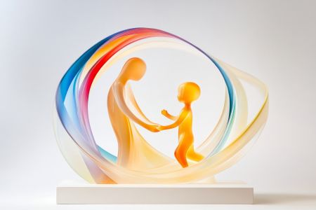 Graphic depicting joyful childhood memories and innocence